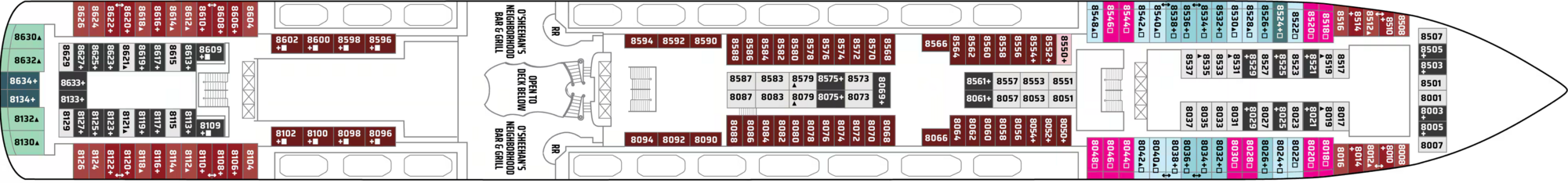 Deck 8 plan